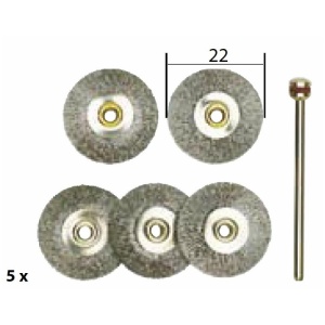 Set discuri din otel, 22mm, Proxxon 28952 - Img 3