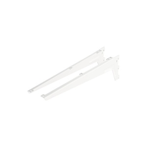Set suporti raft pe sina Dolle Angle Brackets 480mm, alb, 2 piese - Img 2