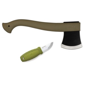 Set topor si Cutit Eldris verde, Morakniv - Img 2