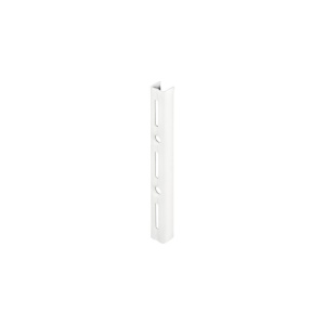 Sina simpla de perete Dolle Single Slot 145mm, alba, pentru rafturi modulare - Img 2