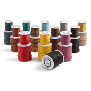 Sireturi din piele rotunde, 2mm / 22.9m, Tandy Leather USA