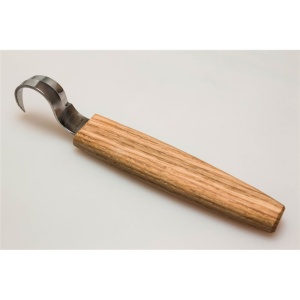SK1Oak Cutit de cioplit linguri 25mm, cu maner de stejar, BeaverCraft - Img 14