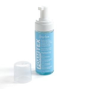 Spuma de curatare blanda Angelus Foam-Tex pentru pantofi sport si piele, cu pompa (168 ml) - Img 2
