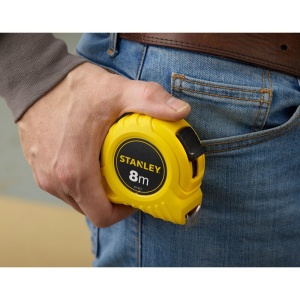 Stanley 0-30-457, ruleta clasica 8m, protectie Tylon, tru-zero, 8m x 25mm, blister - Img 7