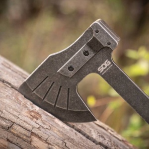 Topor bushcraft SOG Tactical Bushcraft Hatchet, otel 5Cr15MoV, muchie 108 mm - Img 6