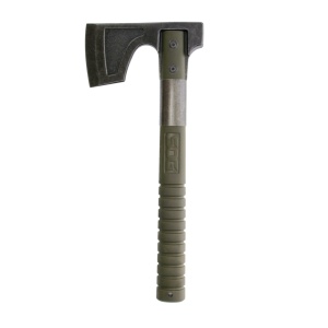 Topor camping SOG Camp Axe OD Black Stonewash, otel inoxidabil 2Cr13, muchie 79 mm