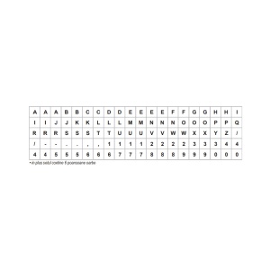 Trusa pastile cifre si litere Euro Type 165 - Img 2