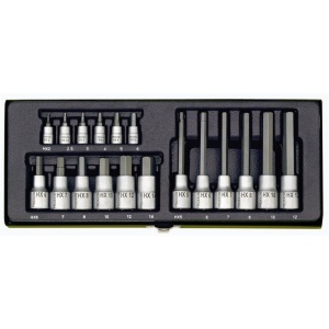 Trusa speciala pentru suruburile HEX, Proxxon 23100, 18 piese - Img 2