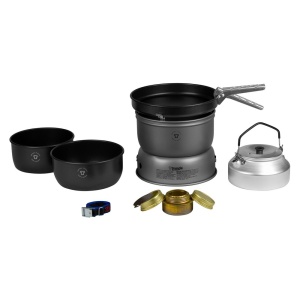 150256 25-6 HA Set serie 25 din ALUMINIU ANODIZAT, pentru gatit in camping, Trangia