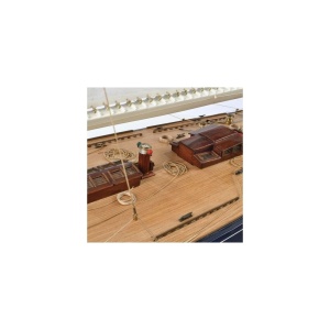 1700/85 ENDEAVOUR-J Class Yacht, Goeleta - 1934 - UK Challenger, Scara 1:50, Navomodel Amati, Carena din lemn - Img 9