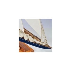 1700/85 ENDEAVOUR-J Class Yacht, Goeleta - 1934 - UK Challenger, Scara 1:50, Navomodel Amati, Carena din lemn - Img 4