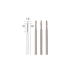 28858 Set 3 burghie HSS, 1.6mm, Proxxon - Img 4