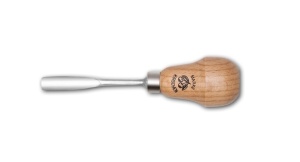 5631 Dalta/scoaba forma lingura scurta pt sculptura, maner para CUT 10 Two Cherries.