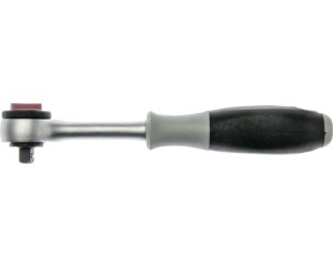 Antrenor cu clichet reversibil WGB 1/4" 140 mm, crom-vanadiu - Img 2