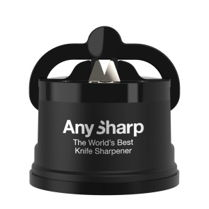 ANY- Black Dispozitiv de ascutit cutite cu carcasa plastic, Black, Anysharp