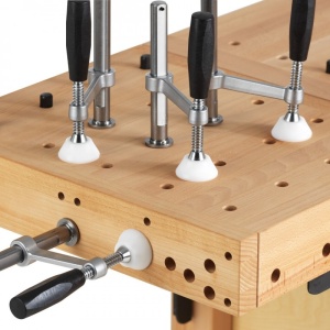 Banc de lucru pentru tamplarie PROFI Elite 2000 + platforma fixare + dulap SM04, Sjobergs - Img 5