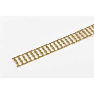 Banda decorativa din alama pt navomodele / hobby, 12x250mm, Amati Italia