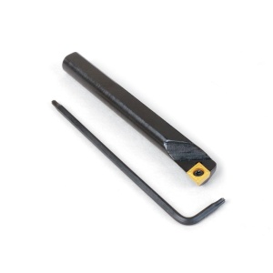 Bare de alezat cu insertie din carbura de tip LH 80°, 8mm pentru strung Sherline - Img 2