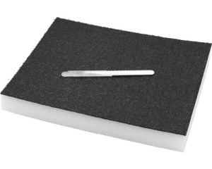 Bază din burete pentru sertare WGB 340x38x268 mm, incl. bisturiu