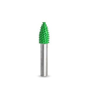 Biax sculptura lemn SABURR - Cap forma flacara 3/8" X 3/4"
