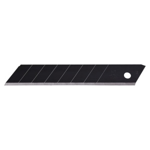 BL13P Set 10 lame cutter negre, EXTRA SHARP de tip L- 18 mm, NT Cutter