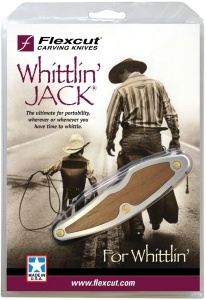 Briceag Whittlin' Jack cu 2 lame, pentru sculptura in lemn, Flexcut - Img 3