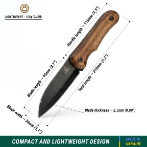 BSH5 Shadow Cutit bushcraft compact, BeaverCraft - Img 3