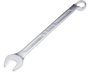 Cheie fixă inelară cu cot WGB 11 mm, crom-vanadiu