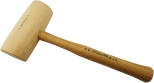 Ciocan din lemn pentru lucrari de pielarie si marochinarie CS Osborne SUA - Img 2