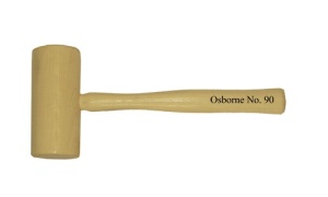 Ciocan tip mallet din lemn Hickory Osborne pentru pielarie si marochinarie