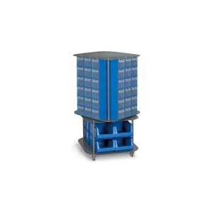 CKD.14 Stand mobil 80 cutii organizare / depozitare piese