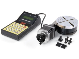 Controler cu masa rotativa cu pregatire CNC cu montare inversa, freze Sherline