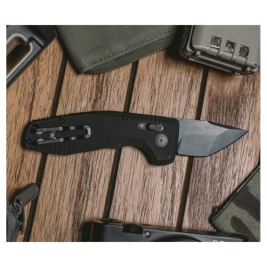 Cutit automat SOG TAC AU Compact CA Tanto 15-38-14-57, lama Tanto Cryo D2, AU-XR Lock, maner din aluminiu, California Legal Automatic Knife - Img 13