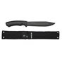Cutit Bushcraft BlackBlade (C) Outdoor si Supravietuire, lama Otel Carbon C100S cu acoperire DLC , Morakniv - Img 4