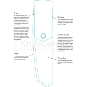 Cutit Full-Tang Morakniv Garberg INOX, Teaca piele si maner Polimer negru, pentru Bushcraft si Outdoor - Img 7
