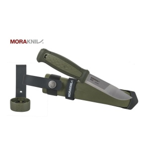 Cutit outdoor Morakniv Kansbol S Green, otel inoxidabil 12C27, compatibil amnar, teaca inclusa - Img 9