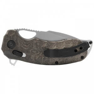Cutit pliabil SOG Kiku XR Satin, lama CTS XHP, XR Lock, maner Micarta, design Kiku Matsuda - Img 8