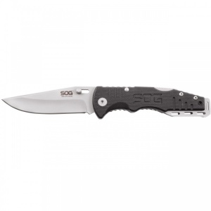 Cutit pliabil SOG Salute Mini Bead Blasted FF1001-CP, lama 8Cr13MoV, Lockback, maner G10, EDC Tactical Folder - Img 2