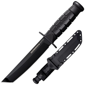 Cuțit tactic Cold Steel Leatherneck Tanto CS-39LSFCT, lamă 18 cm din oțel D2, teacă Secure-Ex®