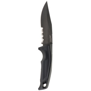 Cutit tactic SOG Recondo FX Black Serrated, otel CRYO 440C, lama partial zimtata 117 mm - Img 5