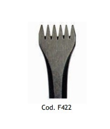Dalta sculptura piatra pentru ciocan pneumatic 6 dinti, 7 mm, Milani Utensili