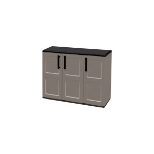Dulap utilitar plastic 3 usi Free1020x370x840 mm, cu 1 polita