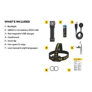 F08901UF Lanterna multifunctionala Wizard C2 WUV Magnet USB - lumina ultravioleta, Armytek - Img 5
