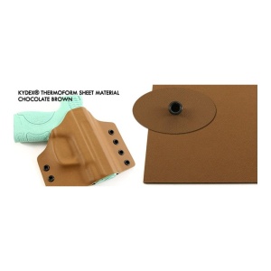 Foaie de KYDEX COYOTE BROWN - 2.36mm grosime - Img 4