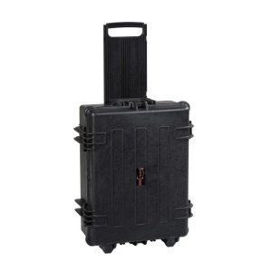 Geanta/ Valiza protectie cu suport burete pentru 12 pistoale, roti si maner telescopic, 5823, 670 x 510 x 262 mm, Explorer cases - Img 5
