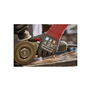 Gebol 709422_10, Manusi de protectie Master Cut F Plus, protectie impotriva taierii, acoperire cu spuma de nitril, finisaj nisipos, uz profesional, marimea 10/XL - Img 3