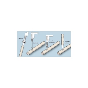 Lama de schimb pt freze conice de 5/8" la 1" Veritas Tools. - Img 7