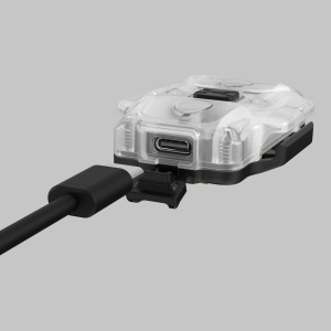 Lanterna multifunctionala Armytek Crystal USB-C Grey 150 lm cu lumina alba si rosie - Img 3