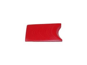 Material compozit pentru maner cutit G10 - 9.5 mm, Ruby Red