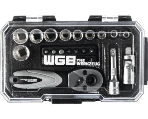 Mini set tubulare WGB 1/4", 27 piese